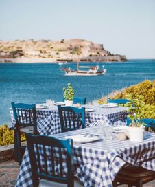 offering quintessential greek cuisine at the Blue Door Taverna,